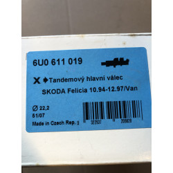 Válec tandemový hlavní 22,2mm Felicia originál