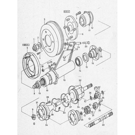 Zadní poloosa -hřídel Škoda 130 -Rapid