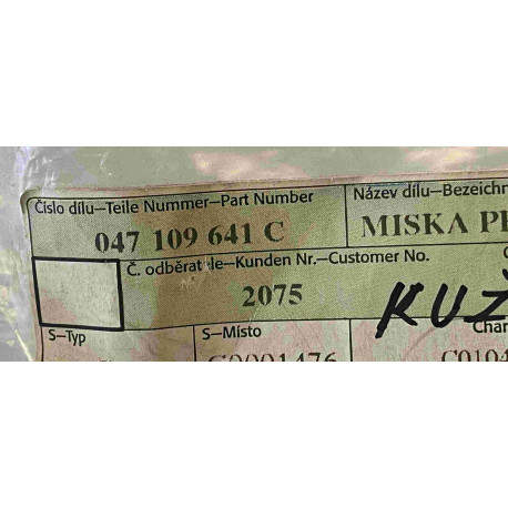 Horní miska ventilové pružiny