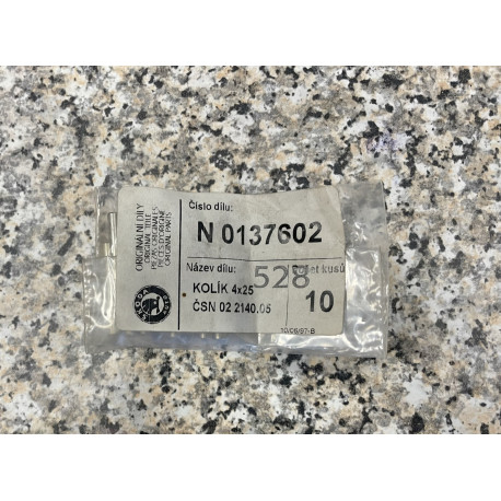 Kolík 4x25 páčky kapoty