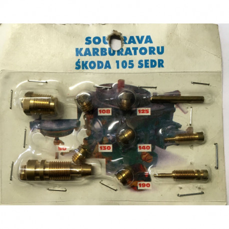 Sada dílů karburátoru SEDR Š105-120