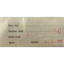 Podložka vačkového hřídele