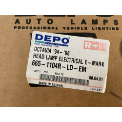 Světlo OCTAVIA 97 P - bez mlh