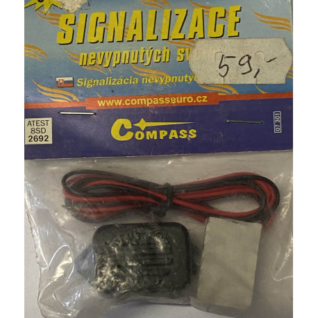 Akustická signalizace vypnutých světel