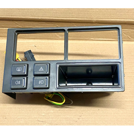 Střední část s 4 spínači - hnědý