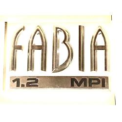 Nápis Fabia 1,2 MPI