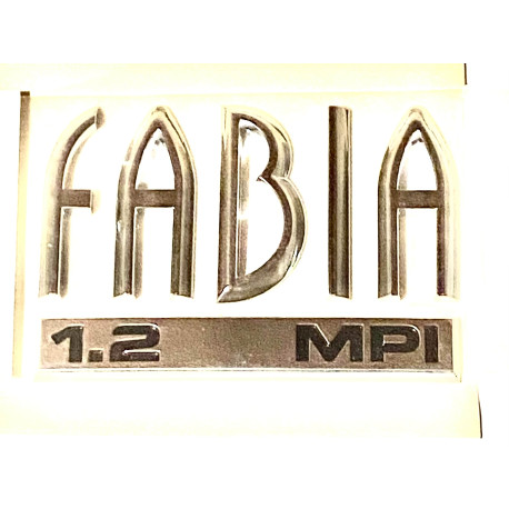 Nápis Fabia 1,2 MPI