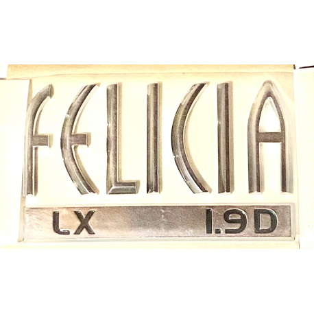 Nápis Felicia LX 1.9D