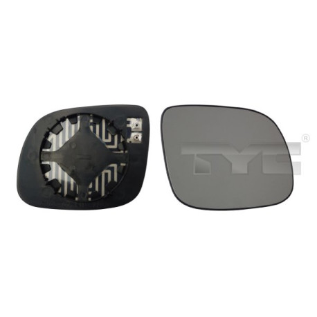 Sklo zrcátka vyhřívané malé pravé OCTAVIA I