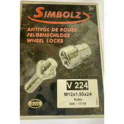 Sada bezpečnostních šroubu na kola Favorit od 93-Felicia