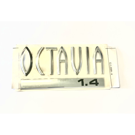 Nápis OCTAVIA 1.4
