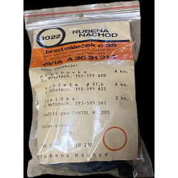 Sada gumiček RUBENA č.1022 -Brzdový váleček d38 AVIA