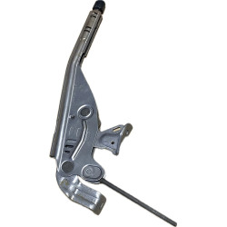 Páka ruční brzdy pro zadní bubnovou brzdu, tlačítko odblokování,