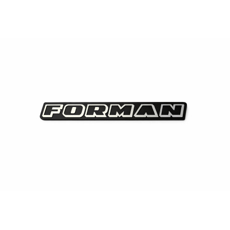 Nápis Forman
