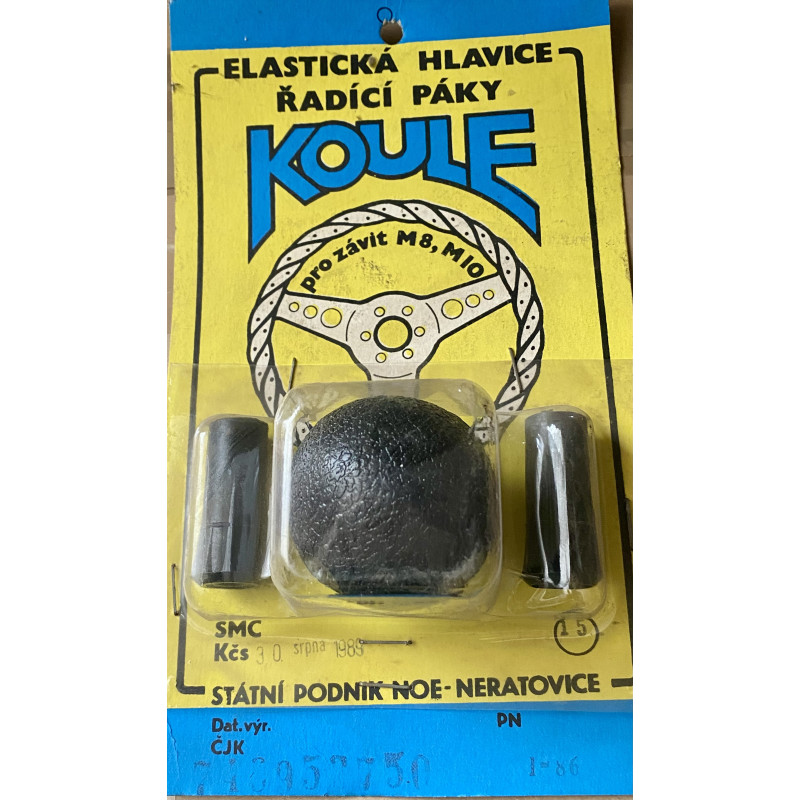 elastická hlavice řadící páky - koule - na M8 a M10