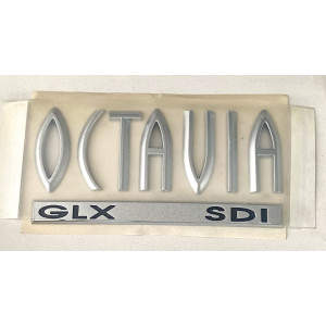 Zadní nápis Škoda Octavia  GLX SDI 1U6853687TFXC