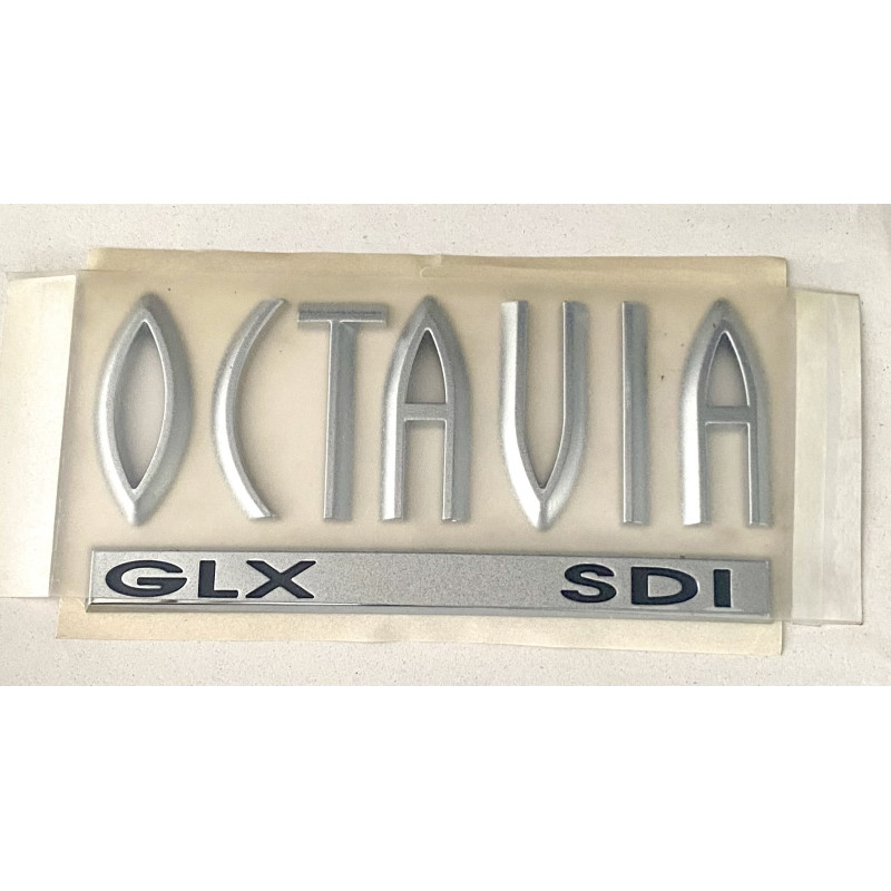 Zadní nápis Škoda Octavia  GLX SDI 1U6853687TFXC