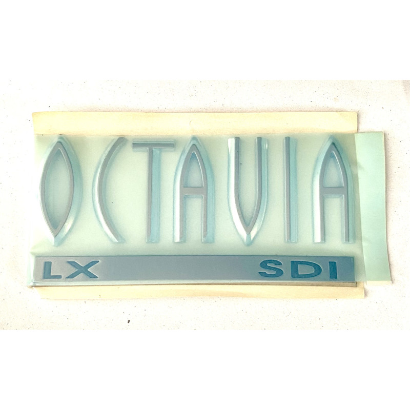 Zadní nápis Škoda Octavia LX SDI 1U6853687TFXC
