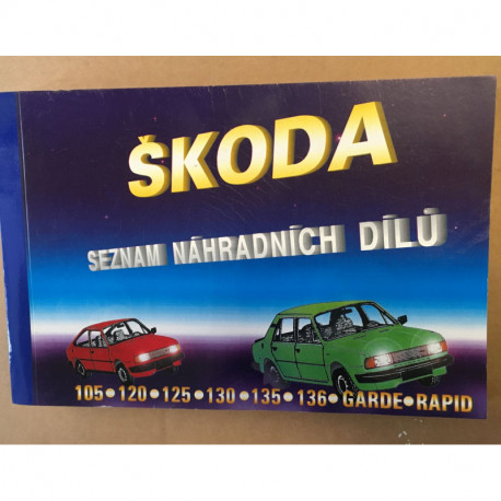 Katalog náhradních dílů na Škoda 105-120-130-136